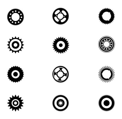 Premium Vector Chain Gears Illustrations Vector Elements Vector And