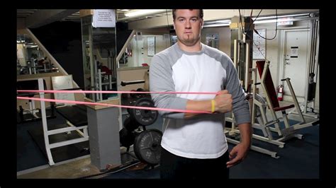 Best Internal Rotation Shoulder Exercise With Band 3 Youtube