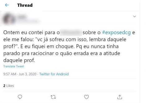 Alunas Denunciam Ass Dio Sexual Praticado Por Professores Da Rede Particular Capital Campo