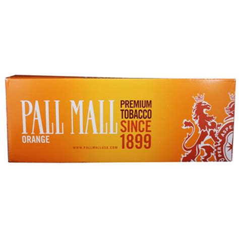 Pall Mall Orange S Box R J Reynolds Cigarettes Texas Wholesale