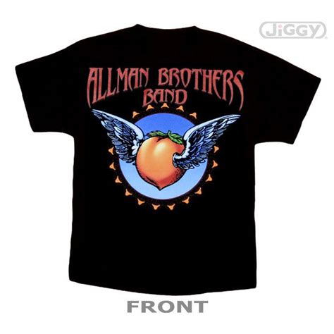 Allman Brothers Band Flying Peach T Shirt Allman Brothers Band Allman Brothers Band Tshirts