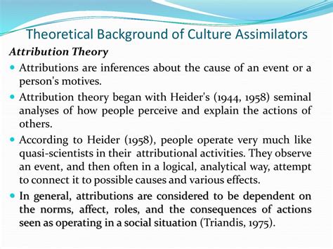 The Culture Assimilators The Intercultural Sensitizer презентация онлайн