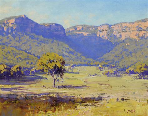 Capertee Valley Australia Painting By Graham Gercken Fine Art America