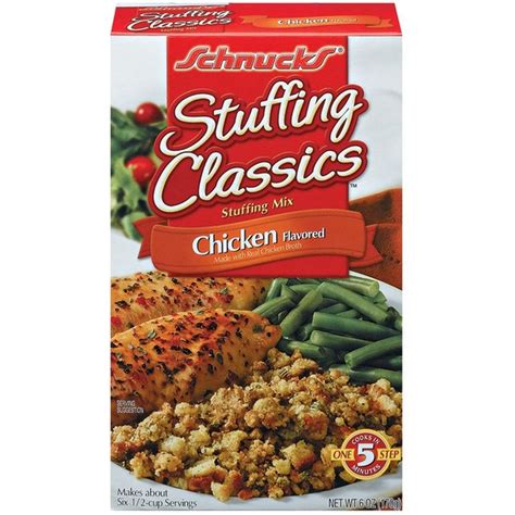 Schnucks Stuffing Classics Chicken Flavored Stuffing Mix 6 Oz