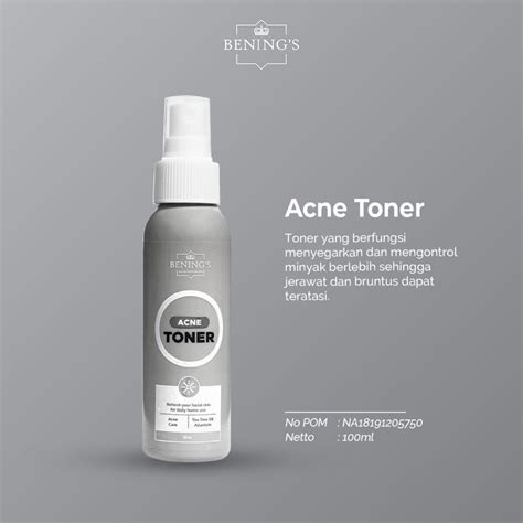 Jual Acne Toner Benings Skincare By Dr Oky Benings Clinic Shopee