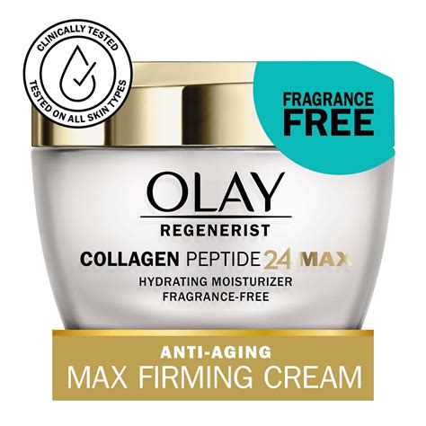 Olay Regenerist Max Facial Moisturizer Collagen Peptide Fragrance