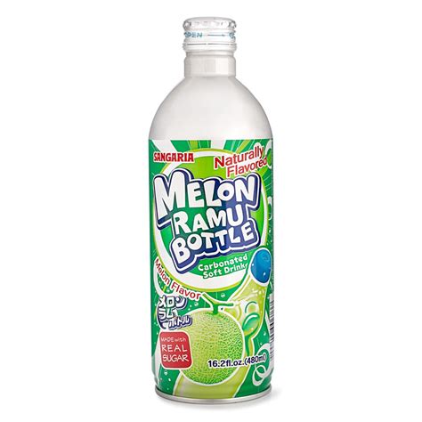 Get Sangaria Ramune Soda Melon Flavor 480 ml Delivered | Weee! Asian Market
