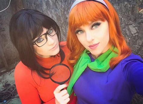 Characters Velma Dinkley And Daphne Blake From Hanna Barberas Scooby Doo Cartoon