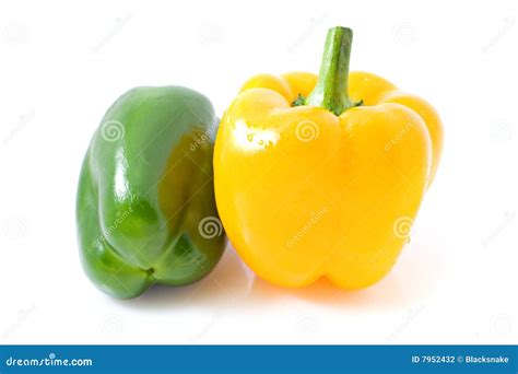 Yellow And Green Pepper Stock Photography Image 7952432