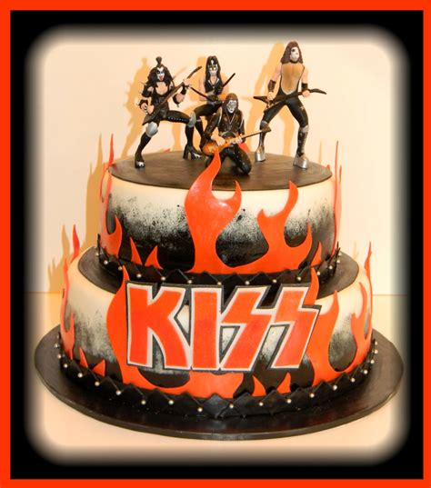 "kiss" Birthday Cake - CakeCentral.com