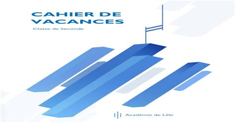 Cahier De Vacances Acad Mie De Lillemathematiques Medias Discipline