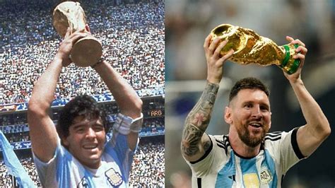 Maradona 1986 vs Messi 2022 cómo es el duelo de estadísticas