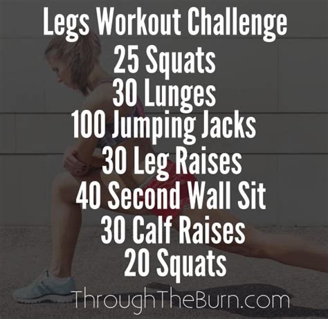 Legs Workout Challenge