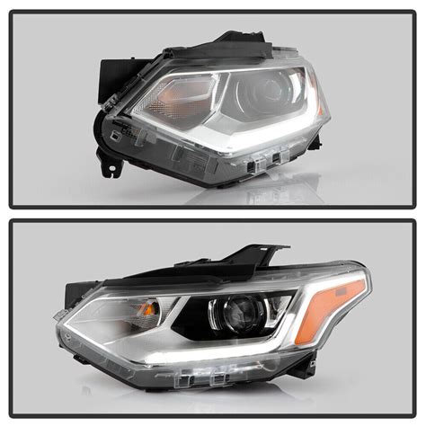 Chevy Traverse Hid Xenon Type Led Drl Projector Headlights