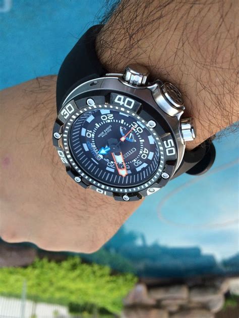 Citizen Eco Drive Promaster Aqualand Depth Meter Recently I Blipped