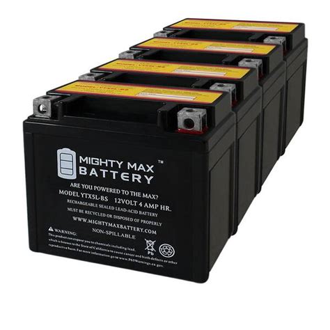 Mighty Max Battery Ytx L Bs V Ah Battery Replaces Gs Gtx L Bs