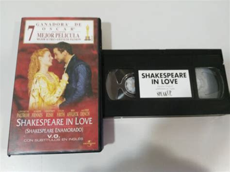 Shakespeare In Love Gwyneth Paltrow Joseph Fiennes Firth Vhs Tape