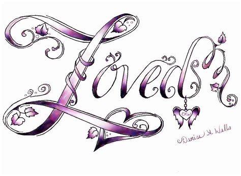 Loved Tattoo Design By Denise A Wells A Loved Tattoo Desi… Flickr