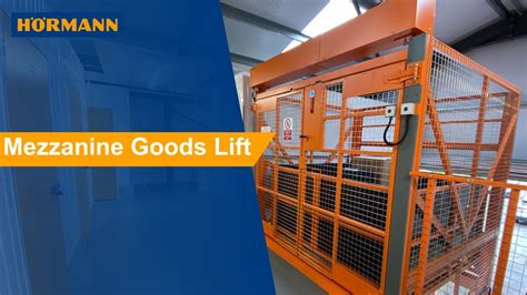 Hörmann Transdek Mezzanine Goods Lift YouTube