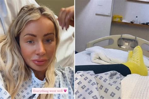 Olivia Attwood reveals she's in hospital undergoing mystery surgery ...