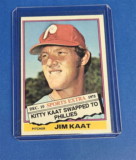 Topps Traded T Jim Kaat Philadelphia Phillies Baseball Card N