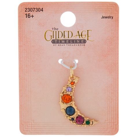 Rhinestone Moon Charm Hobby Lobby 2307304