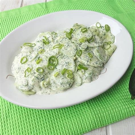 Gurkensalat mit saurer Sahne und Dill von Köchin Moni Chefkoch