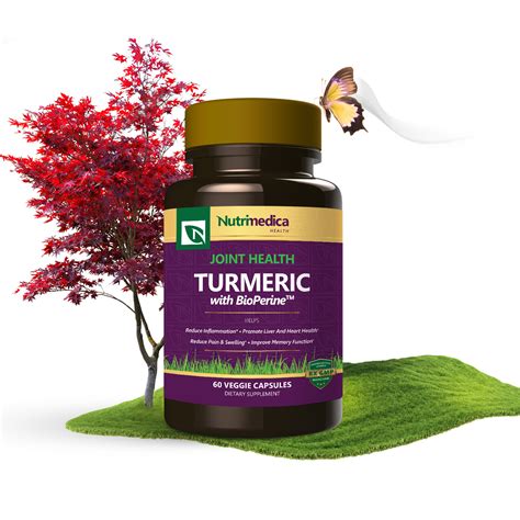 Joint Health Turmeric With Bioperine Nutri Medica Health