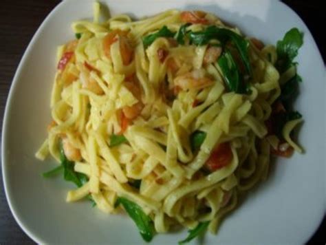 Scharfe Tagliatelle Mit Garnelen Rezept Kochbar De