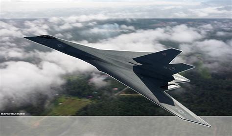 Stealth bomber design inspired by the F117 on Behance