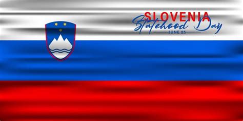 Premium Vector Vector Illustration Of Slovenia Statehood Day June 25