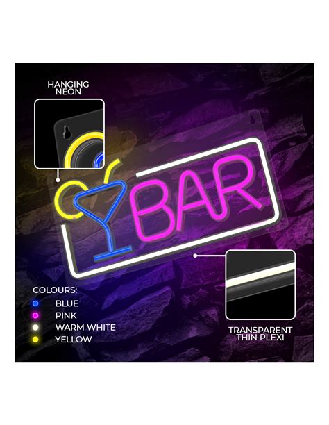 Forever Neon Plexi Led Bar Multicolor