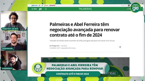 Palmeiras E Abel Ferreira Têm Negociação Avançada Para Renovar Contrato