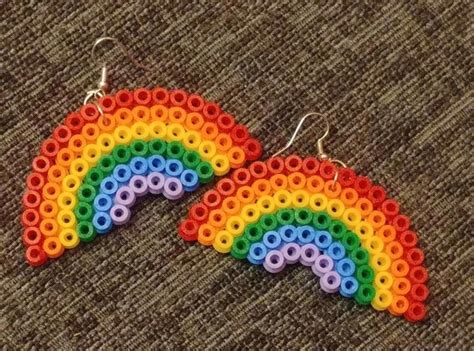 15 Easy Rainbow Perler Beads Patterns For Color Lovers Julie Ann Art