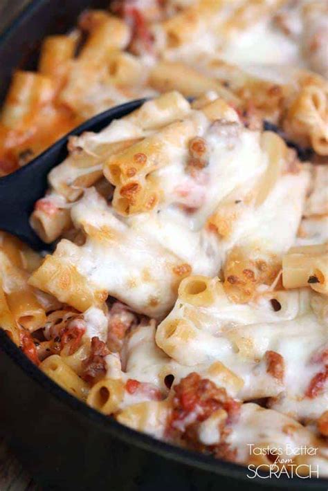 One Pan Baked Ziti Tastes Better From Scratch