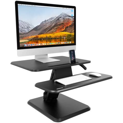 Buy It Height Adjustable Standing Desk Converter 25 Wide Desktop