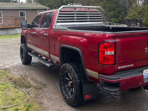 Gmc Sierra Hd Wheel Offset Aggressive Outside Fender