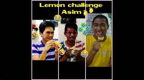 Lemon Challenge Ang Asim Youtube