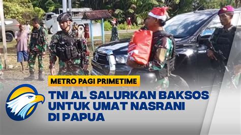 Sambut Natal Dan Tahun Baru Marinir Salurkan Bansos Dan Alkitabn Di