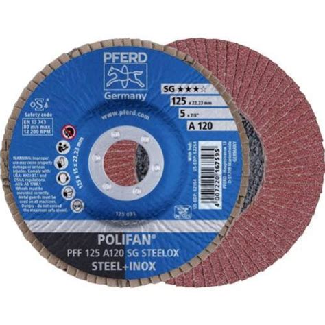 PFERD 67649125 PFF 125 A 120 PSF STEELOX Disque segmenté Diamètre 125