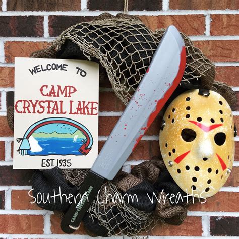 18 Burlap Camp Crystal Lake Jason Voorhees Friday The 13th Halloween