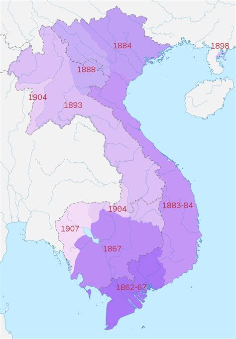 Indochinese Union Colonies And Dependencies