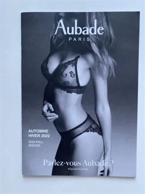 AUBADE Lingerie Catalogue Automne Hiver 2022 EUR 5 00 PicClick FR