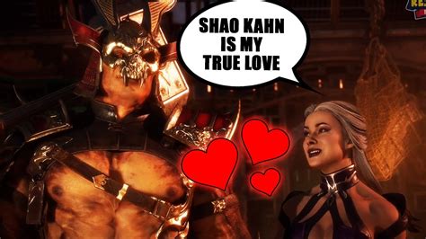 Sindel Confesses Love For Shao Kahn In Front Of Her Daughter Kitana Mortal Kombat 11 The