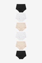 Buy Black White Nude Non Pad Balcony Cotton Blend Bras 3 Pack From The Next UK Online Shop