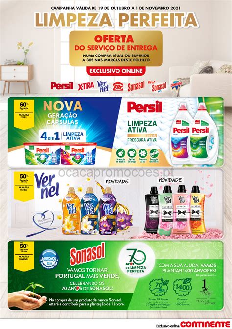 Antevisão Folheto CONTINENTE Limpeza Promoções 19 outubro a 31 outubro