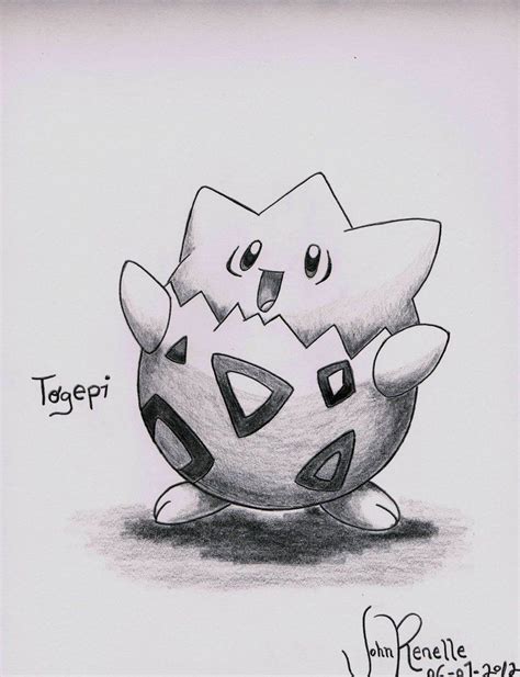 Togepi | Disney drawings sketches, Pokemon sketch, Cute cartoon drawings