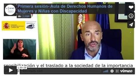 Grabación Audiovisual Accesible De La Primera Sesión Del Aula De Derechos Humanos De Mujeres Y