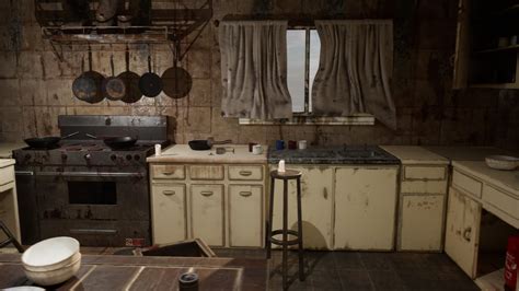 Abandoned Kitchen Props In Props Ue Marketplace