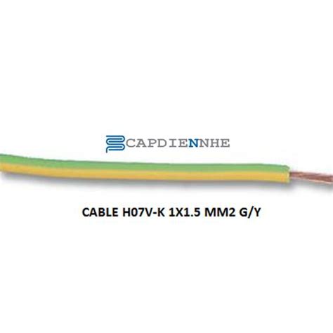 4520001 Cáp Tín Hiệu Lapp Kabel CABLE H07V K 1X1 5 MM2 G Y